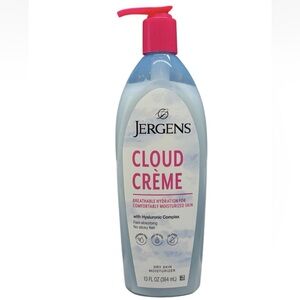 Jergens Cloud Creme Dry Skin Moisturizer Lotion Hyaluronic Complex 13oz
